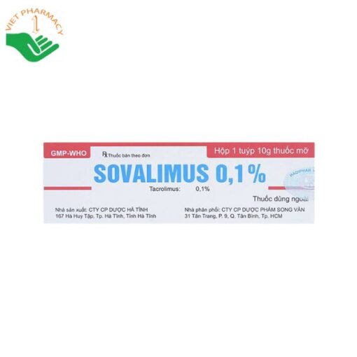 Thuốc mỡ Sovalimus 0.1%