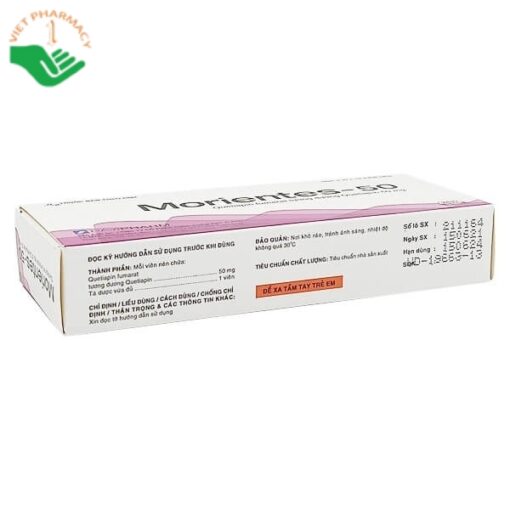 Thuốc Morientes 50mg điều trị rối loạn tâm thần