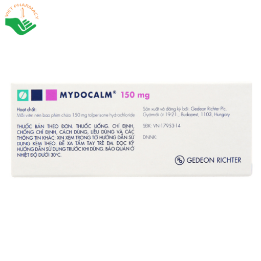 Thuốc Mydocalm 150mg