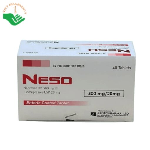 Thuốc Neso 500mg/20mg điều trị viêm xương khớp