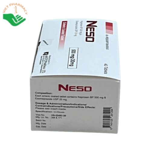 Thuốc Neso 500mg/20mg điều trị viêm xương khớp