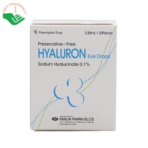 Thuốc nhỏ mắt Hyaluron Eye Drops điều trị tổn thương giác mạc