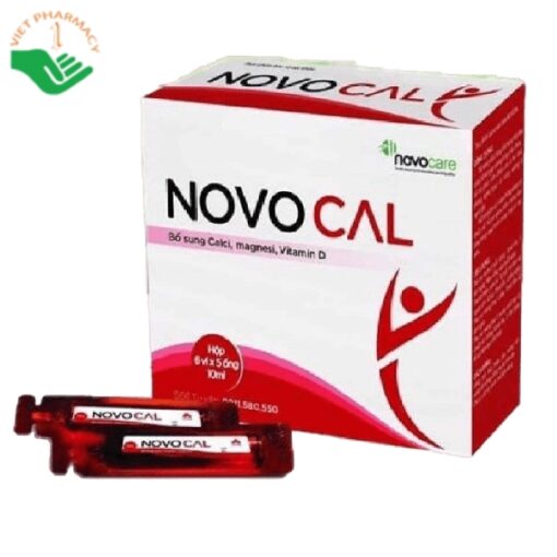 Thuốc Novocal 10ml bổ xung calci và magnesi cho cơ thể