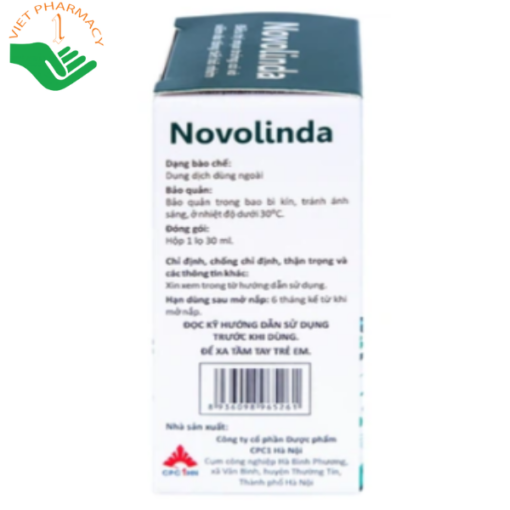 Thuốc Novolinda CPC1 điều trị bệnh trứng cá