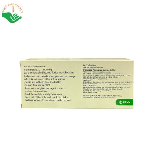 Thuốc Oprymea Prolonged-release Tablet 0.26mg