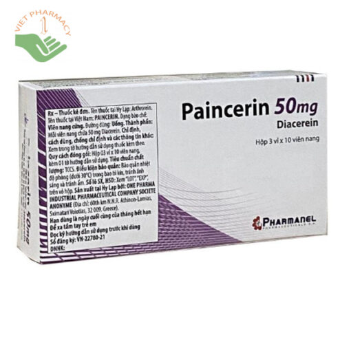 Thuốc Paincerin điều trị các triệu chứng thoái hóa khớp hông hoặc gối