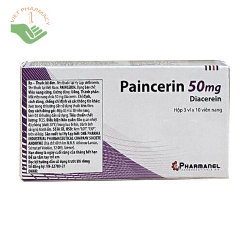 Thuốc Paincerin điều trị các triệu chứng thoái hóa khớp hông hoặc gối