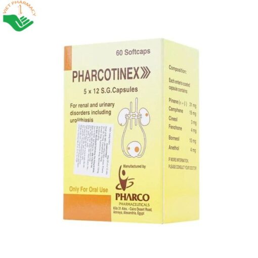 Thuốc Pharcotinex điều trị rối loạn đường tiết niệu