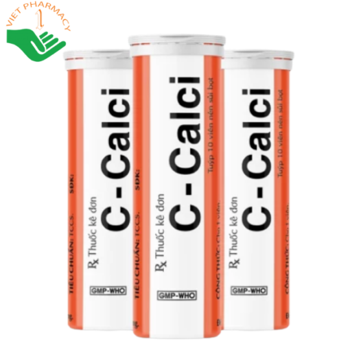 Thuốc phòng và điều trị tình trạng thiếu vitamin C và calci C-Calci OPC