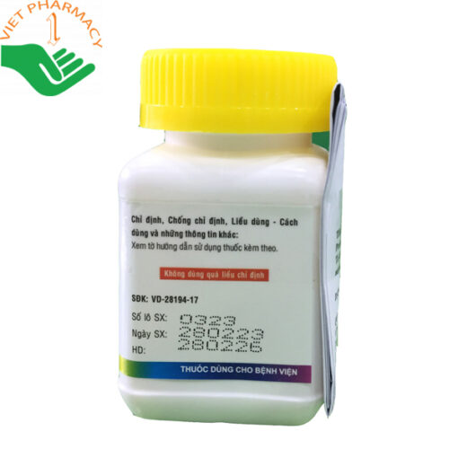 Thuốc kháng viêm Prednisolon 5mg Phapharco chai 200 viên nén