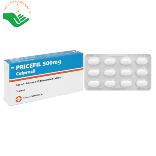 Thuốc Pricefil 500mg Vianex