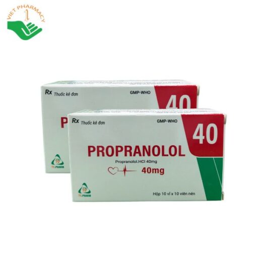 Thuốc Propranolol 40mg