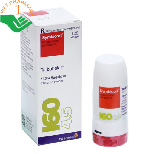 Thuốc symbicort turbuhaler 160/4.5 mcg trị hen suyễn (120 liều)