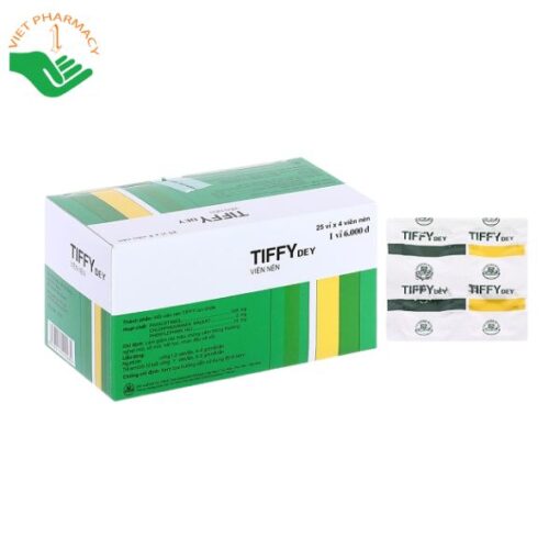 Thuốc trị cảm cúm, cảm lạnh Tiffy Dey