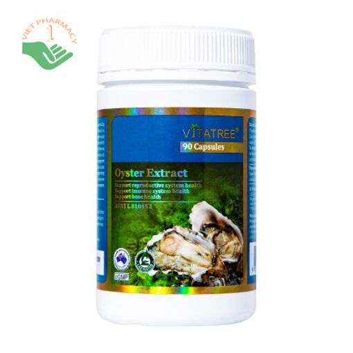 TINH CHẤT HÀU TƯƠI VITATREE OYSTER EXTRACT, CHAI 90 VIÊN