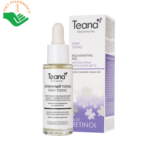 Tinh chất thay da sinh học Teana Blue Retinol Fiery Topaz Rejuvenating Peel