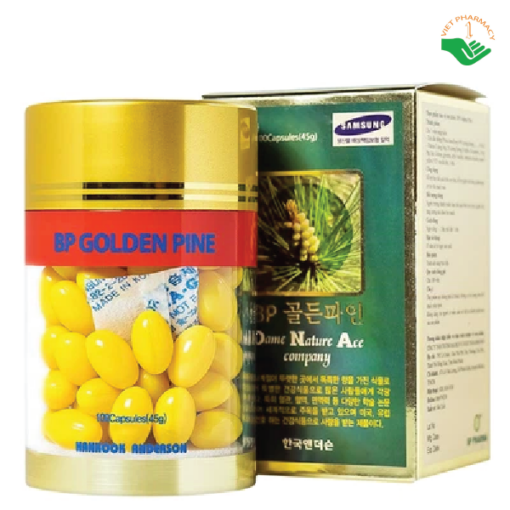 Viên Tinh dầu thông đỏ BP GOLDEN PINE BIO AVENUE (Hộp 100 viên)