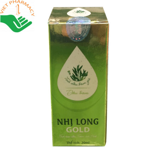 Tinh dầu tràm gió Nhị Long Gold 20ml chính hãng