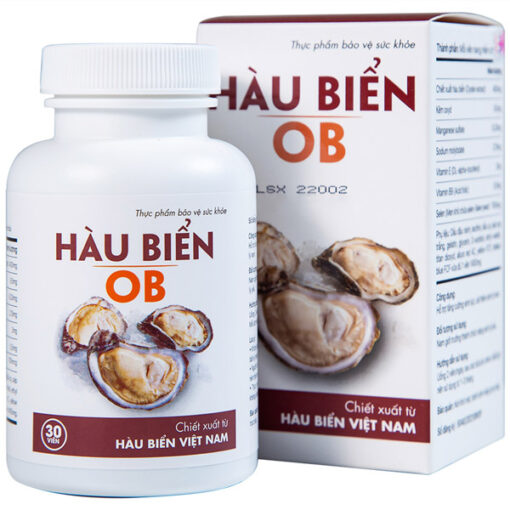 Tinh Hàu Biển OB (Hộp 30 viên) hỗ trợ tăng cường sinh lý nam