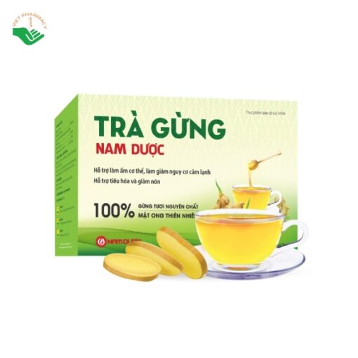 Trà gừng Nam Dược hỗ trợ hệ tiêu hóa