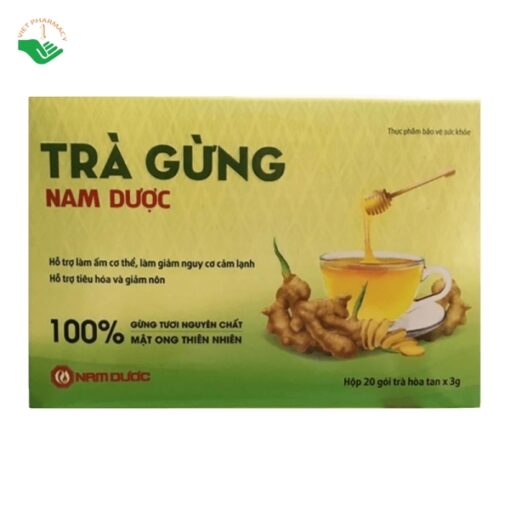 Trà gừng Nam Dược hỗ trợ hệ tiêu hóa