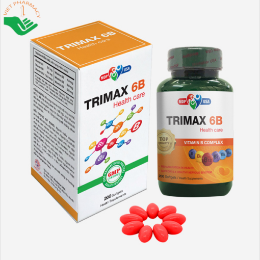 Trimax 6B Softgels bổ sung vitamin nhóm B