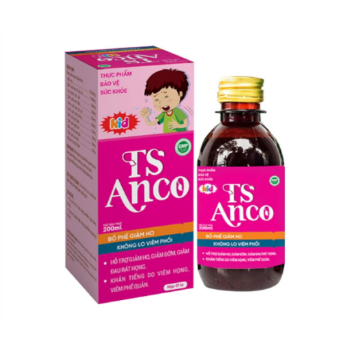 Siro TS Anco Kid Hỗ Trợ Giảm Ho, Đờm