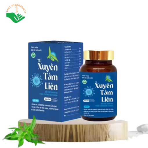 TS Xuyên Tâm Liên - Hỗ trợ giảm ho, giảm đờm, giảm đau rát họng