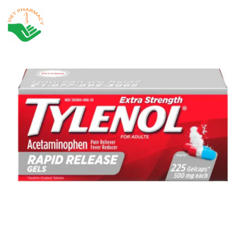 Thuốc Tylenol 500mg - Hạ sốt giảm đau