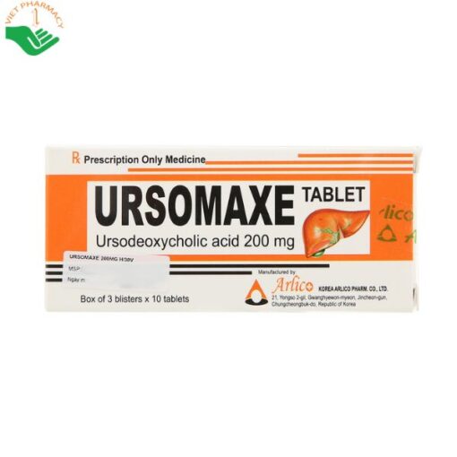 Viên uống URSOMAXE 200mg