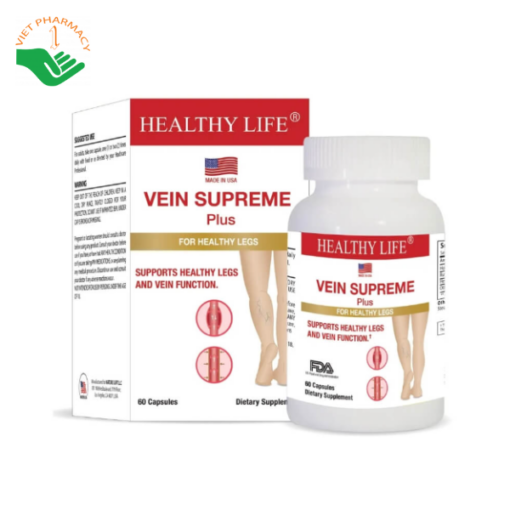 Viên uống hỗ trợ điều trị suy giãn tĩnh mạch Vein Supreme