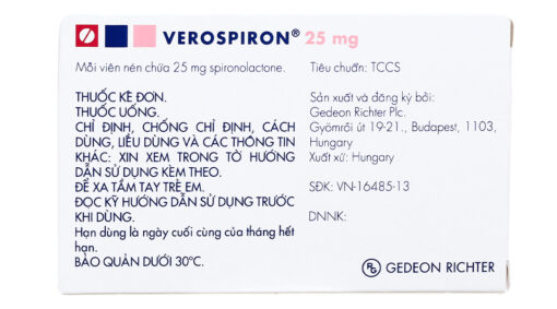 Thuốc Verospiron 25mg