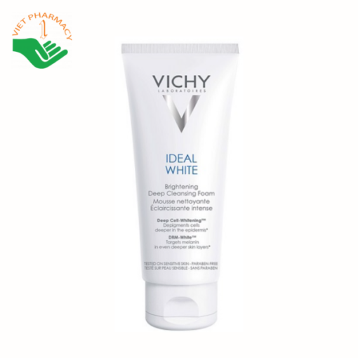 Sữa rửa mặt tạo bọt sáng da Vichy Ideal White Brightening Deep Cleansing Foam