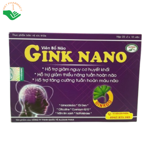 Viên bổ não Gink Nano