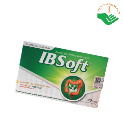 Viên đại tràng IBSOFT Pharmalink OTC (Hộp 20 viên)