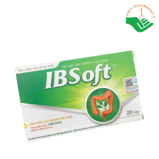 Viên đại tràng IBSOFT Pharmalink OTC (Hộp 20 viên)