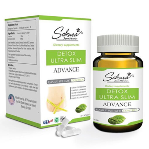 Viên giảm cân Sakura Detox Ultra Slim Advance