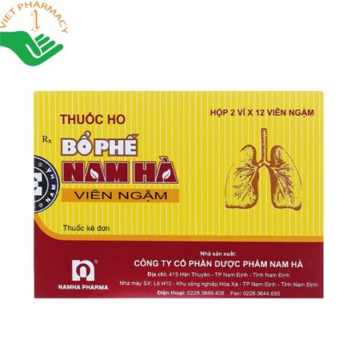 Viên ngậm trị ho Bổ phế Nam Hà