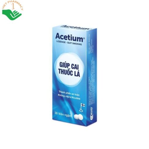 Viên ngâm giúp cai thuốc lá Acetium