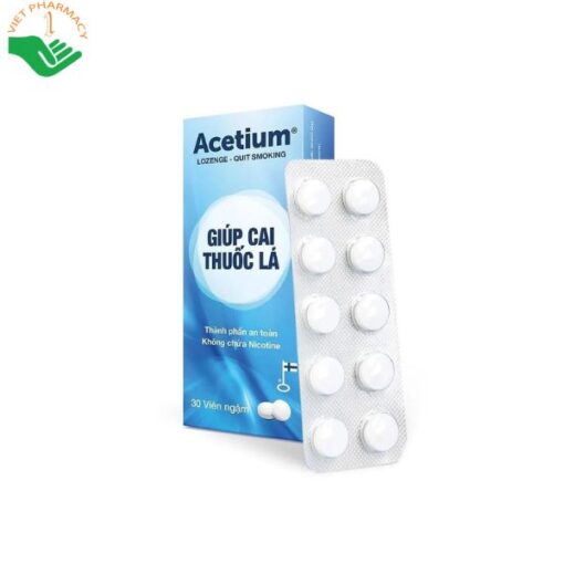 Viên ngâm giúp cai thuốc lá Acetium