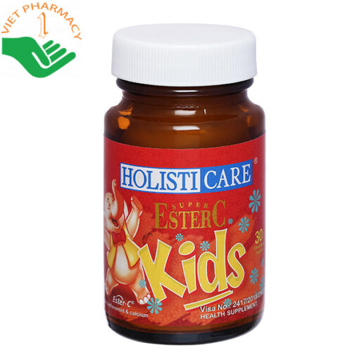 HolistiCare Super Ester C Kids Plus Calcium tăng đề kháng