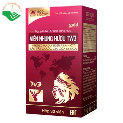 Viên Nhung Hưu TW3 hỗ trợ tăng cường sức khỏe