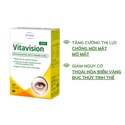 Viên sáng mắt STADA VITAVISION FORTE