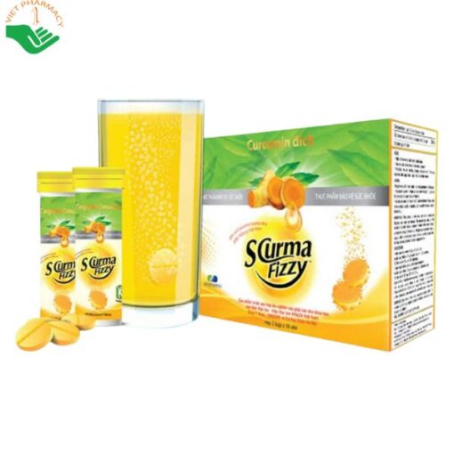 Viên sủi tinh chất nghệ vàng SCurma Fizzy