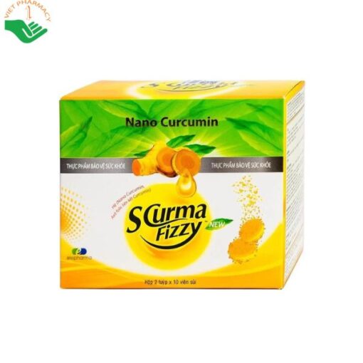 Viên sủi tinh chất nghệ vàng SCurma Fizzy