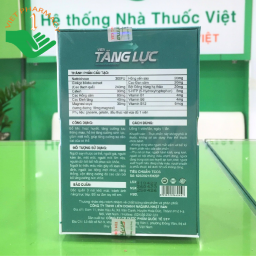 Viên Tăng Lực dưỡng não Ginkgona