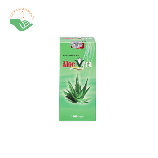 Viên uống ngăn ngừa lão hóa da USmart Aloe Vera 100 viên