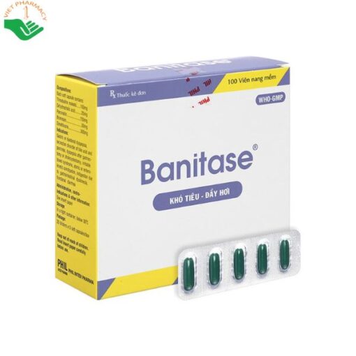 Thuốc Banitase Trị Khó Tiêu Đầy Hơi Ở Dạ Dày