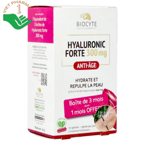 Viên uống bổ sung Biocyte Hyaluronic Forte 300mg