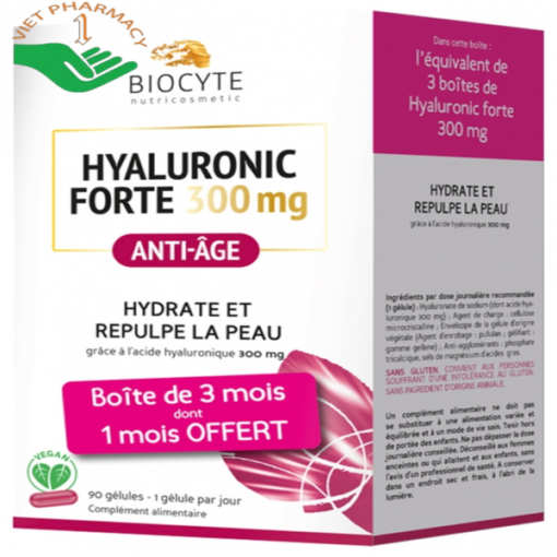 Viên uống bổ sung Biocyte Hyaluronic Forte 300mg